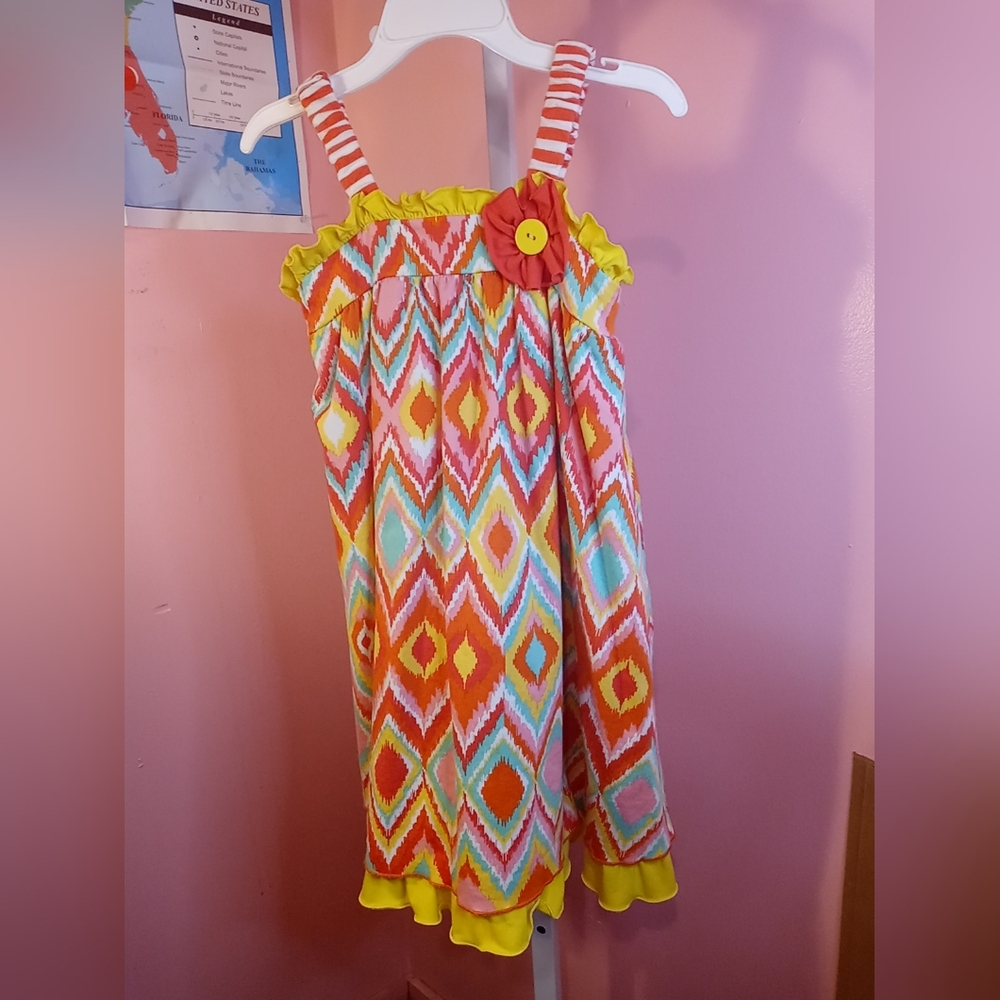 Rare Editions Girls Colorful Sundress Size 6x